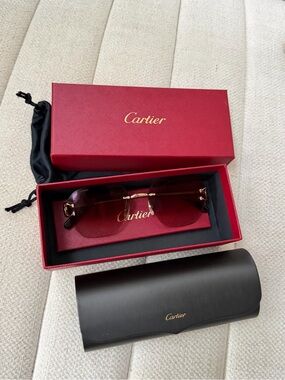 Cartier Rimless Sunglasses